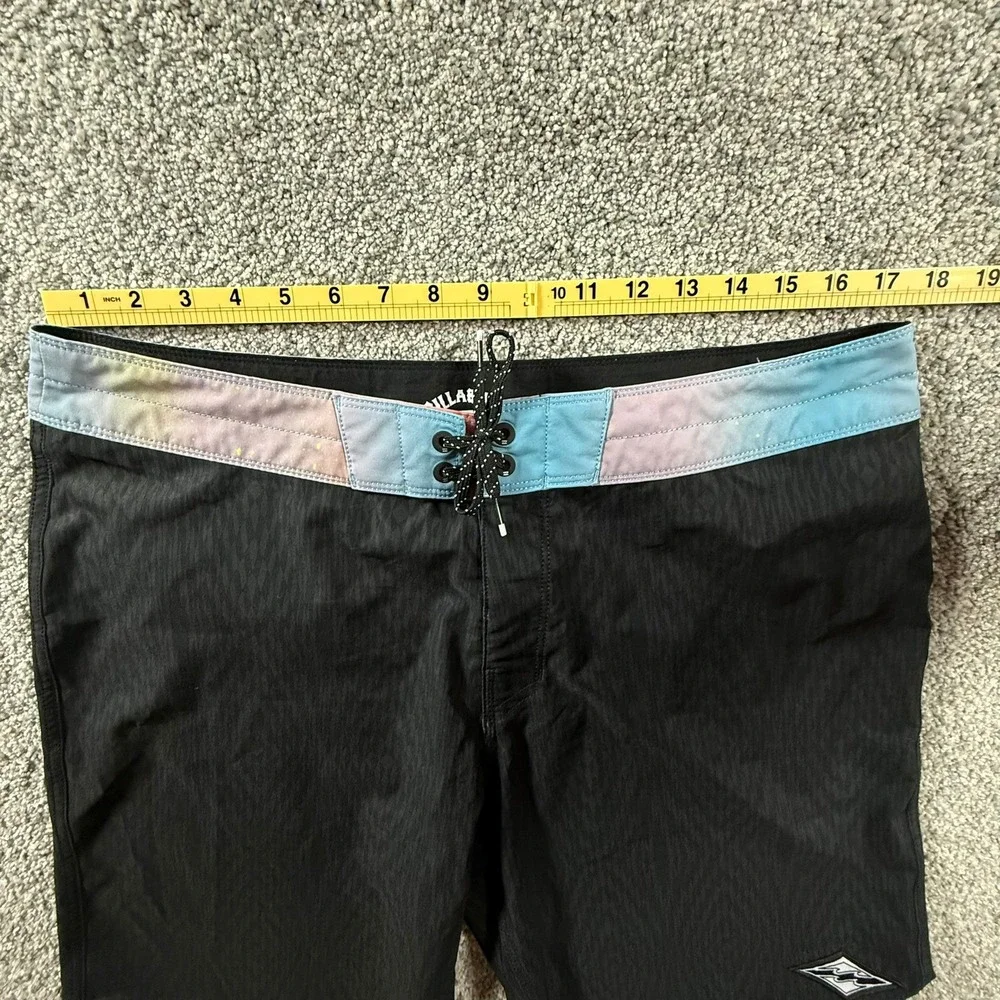 Billabong Recycler Sundays Pro Board‎ Shorts Mens 34 Black 4-Way Stretch Surf